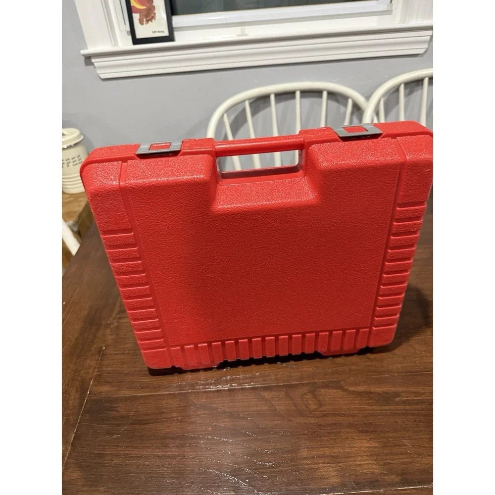 Vintage LEGO 1985 Red Plastic Storage Carrying Case Box Bin 15